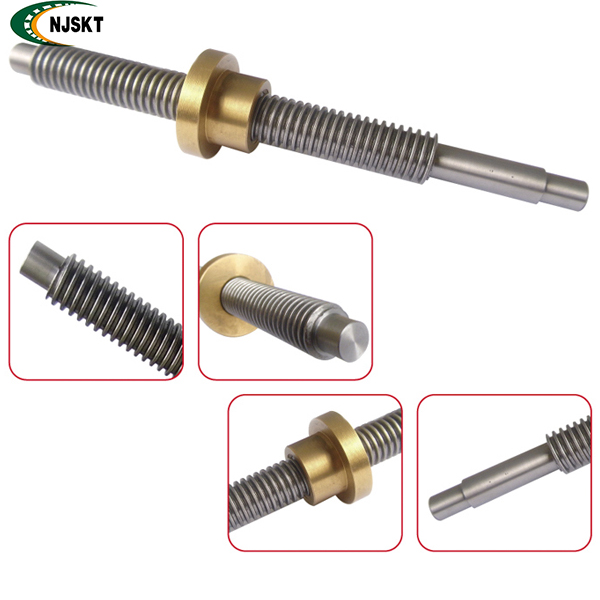 Double-sided Cutting Flange 10mm Trapezoid Lead Screws