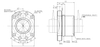 Shaft Diameter 50mm Lead 10mm C7 Rolled HIWIN 5010R Ball Screw R50-10T4-FSI